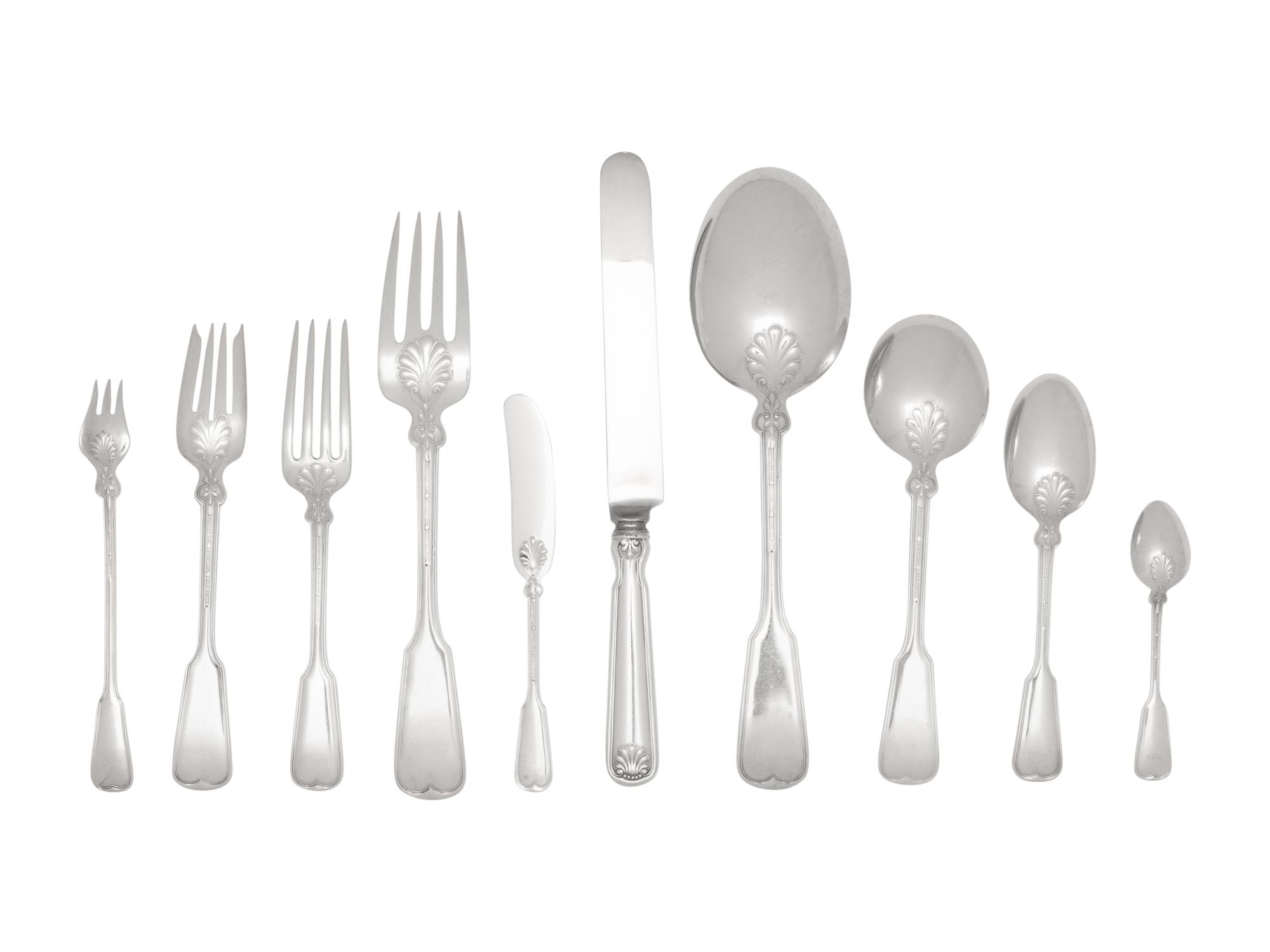 A Tiffany and Co. Silver Flatware Service
