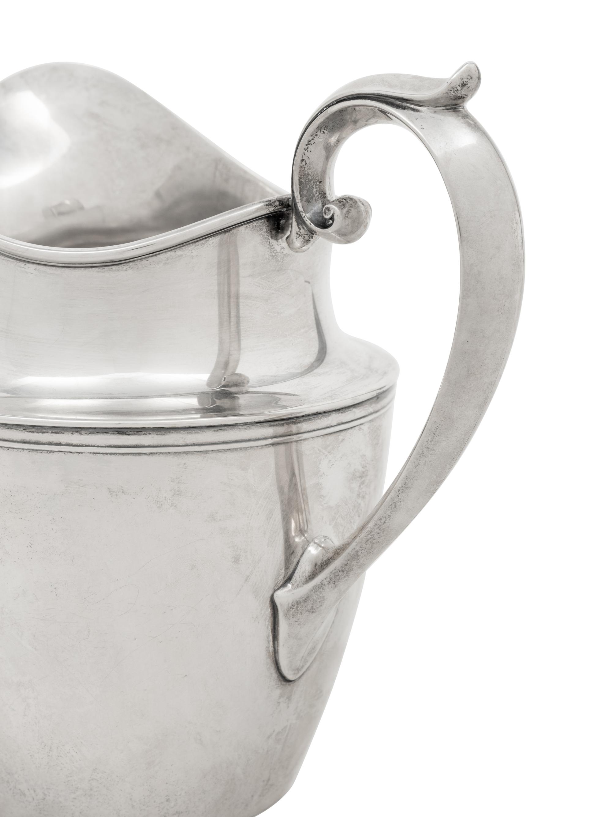 An American Silver Water Pitcher