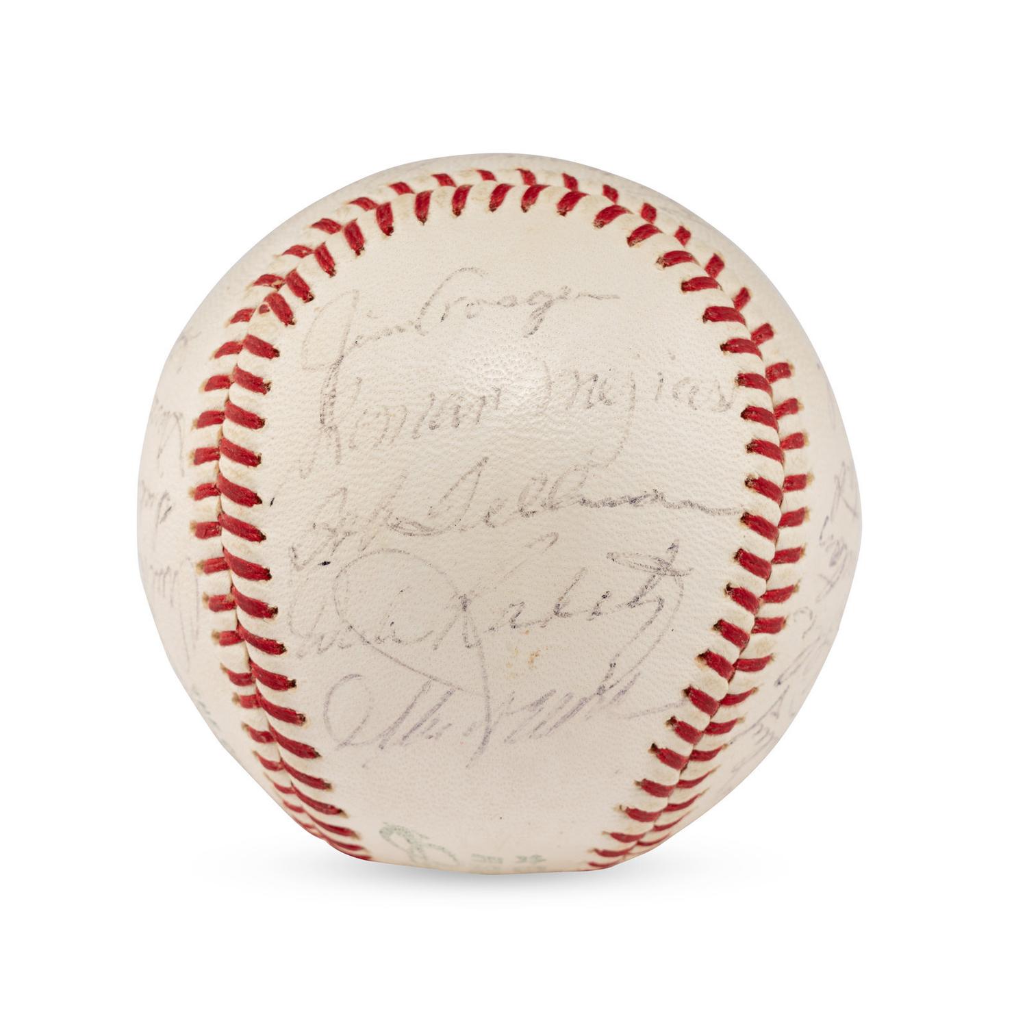 A Large Group of Assorted 1950s-2000s Boston Red Sox Team Signed Autograph Baseballs