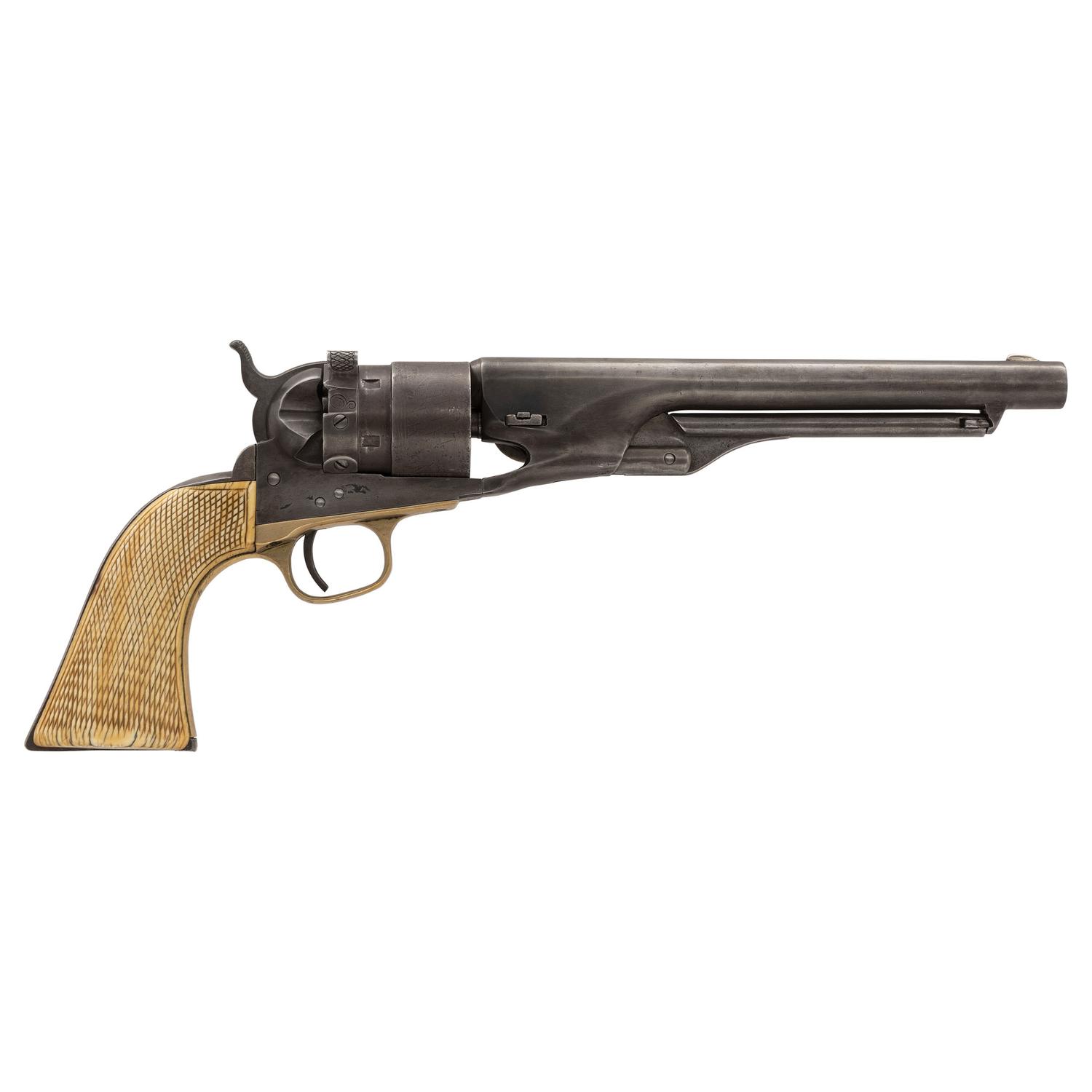 Colt Model 1860 Army Thuer Conversion with Ivory Grips