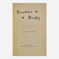 [Literature] Whitman, Walt November Boughs