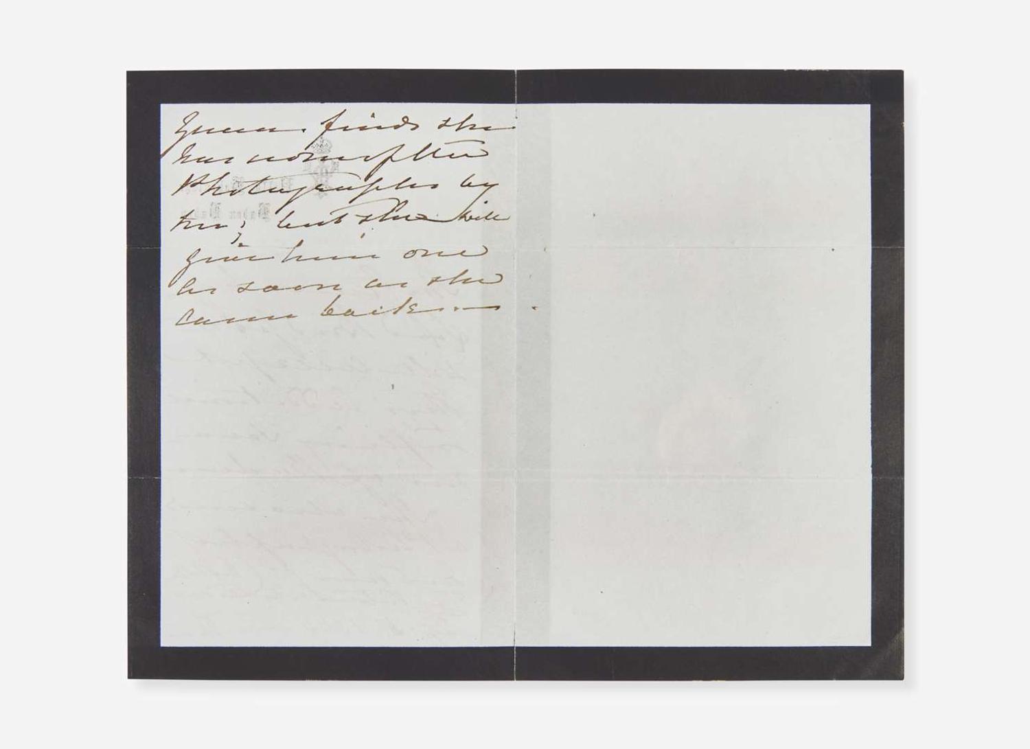 [British Isles] Victoria, Queen: Autograph Letter