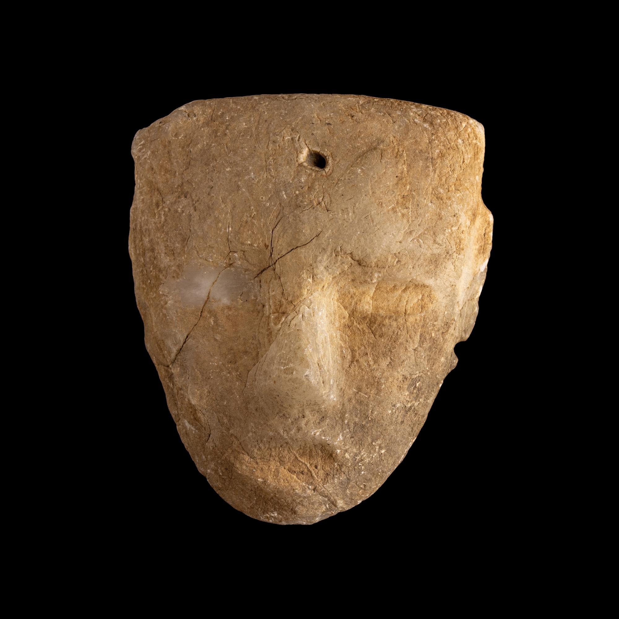 A Teotihuacan Alabaster Stone Mask