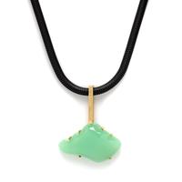 CHRYSOPRASE CLOUD PENDANT NECKLACE