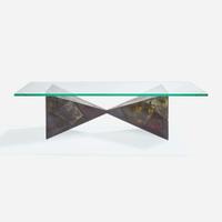 Paul Evans (American, 1931-1987) Double Pyramid Coffee Table for Directional, Model PE-13, New Hope, Pennsylvania, 1968