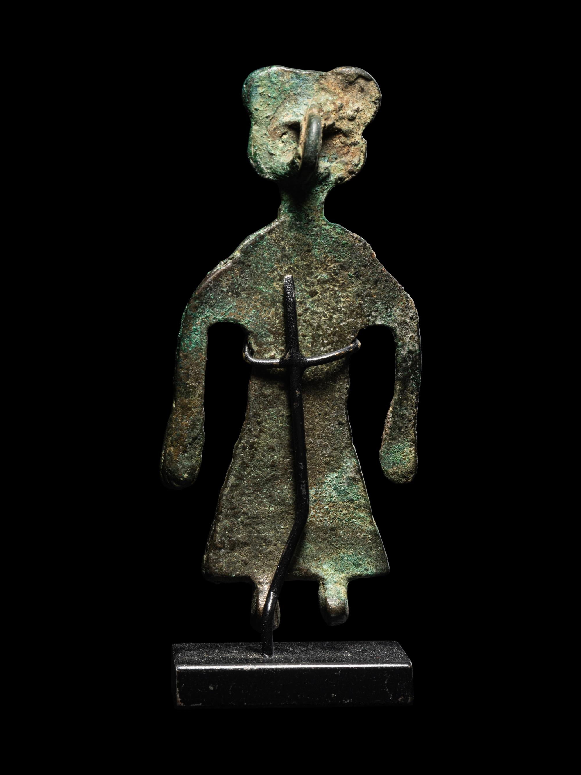An Amlash Bronze Female Figure