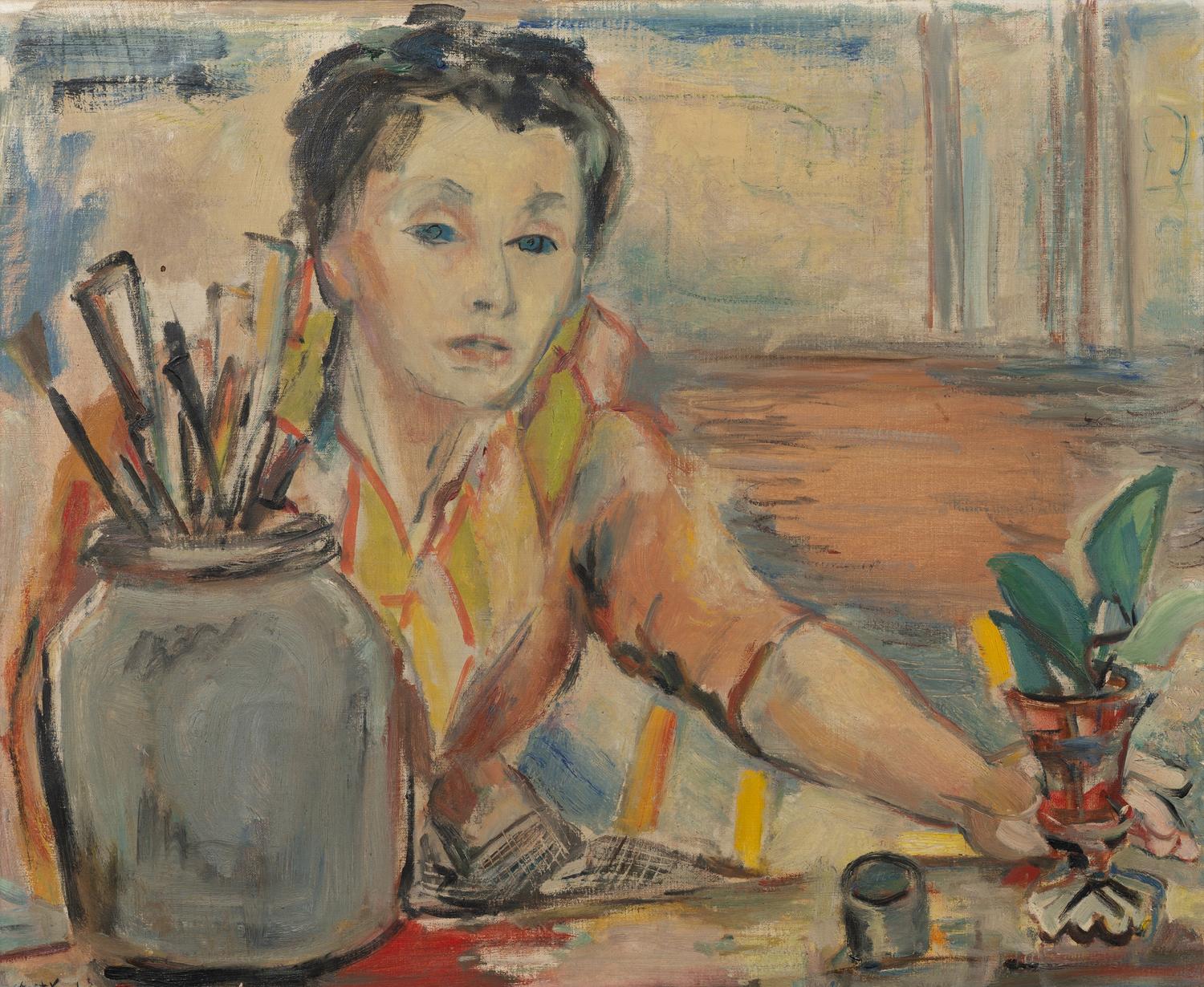Four Framed Artworks by Enit Kaufman (American, 1897-1961)