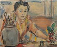 Four Framed Artworks by Enit Kaufman (American, 1897-1961)