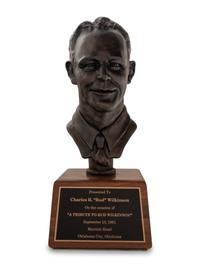 A 1991 Tribute To Bud Wilkinson Ceremony Award Bust Presented to Hall of Fame Oklahoma Football Coach Bud Wilkinson