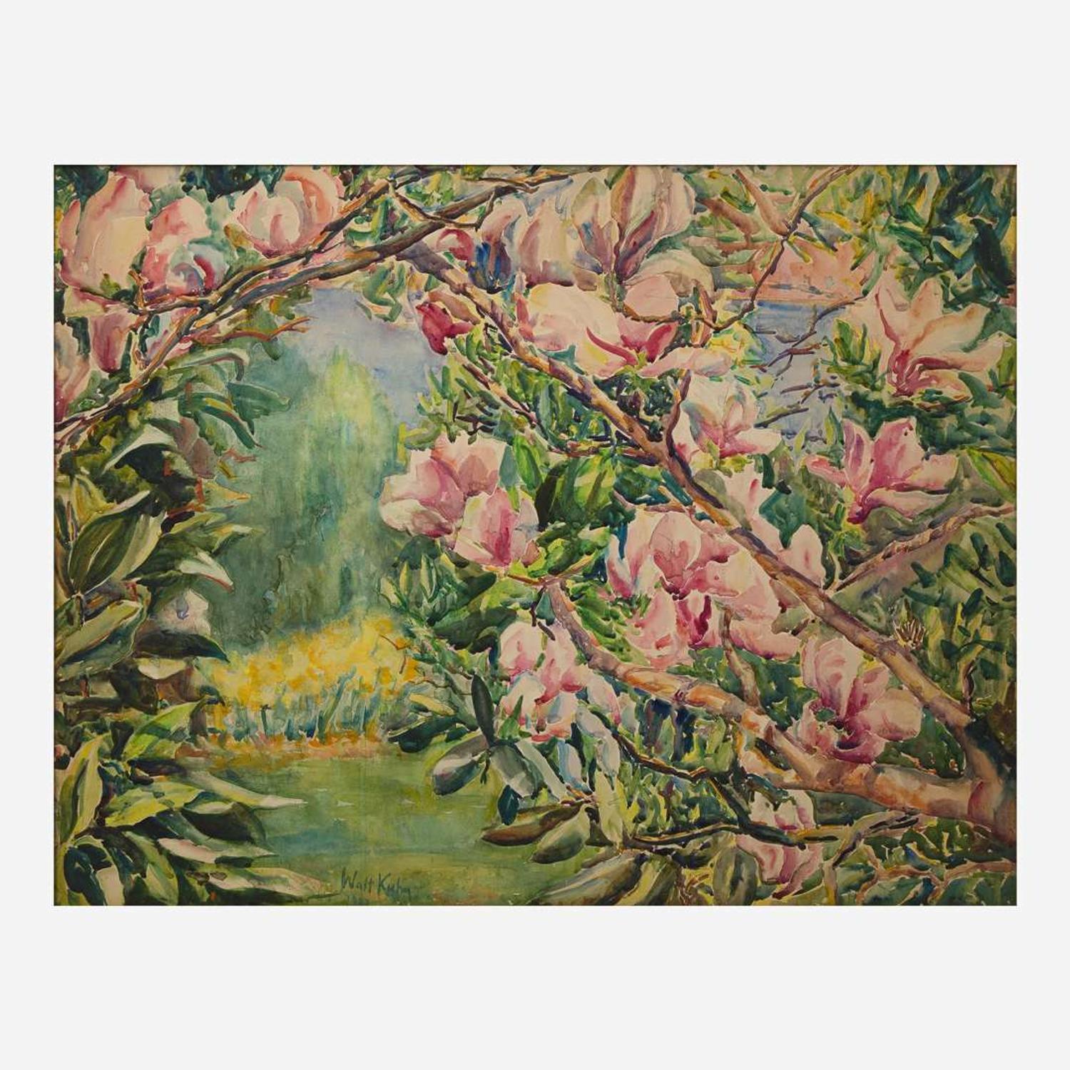 Walt Kuhn (American, 1877-1949) Magnolias and Jonquils (Flora)