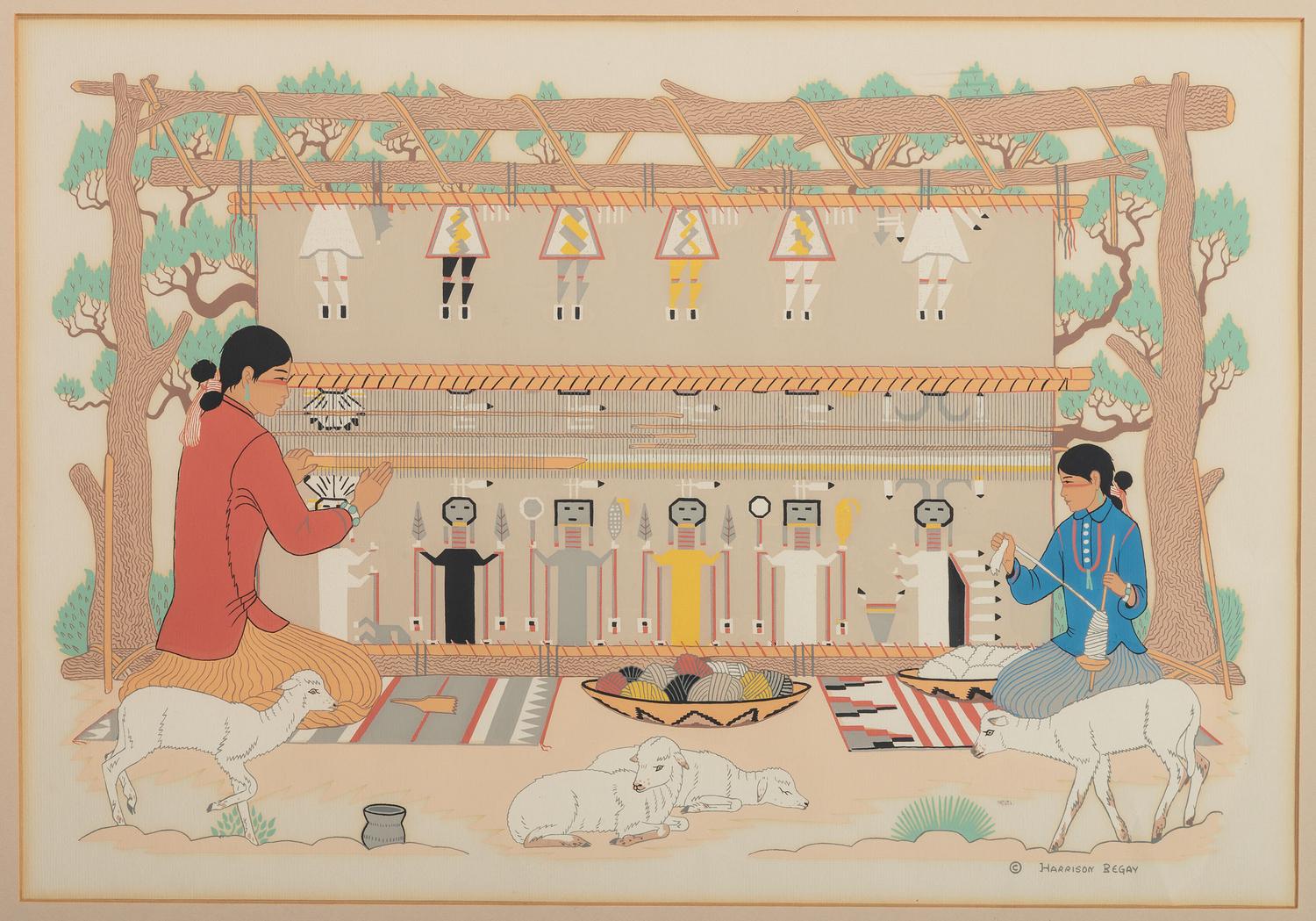 untitled, weaving scene