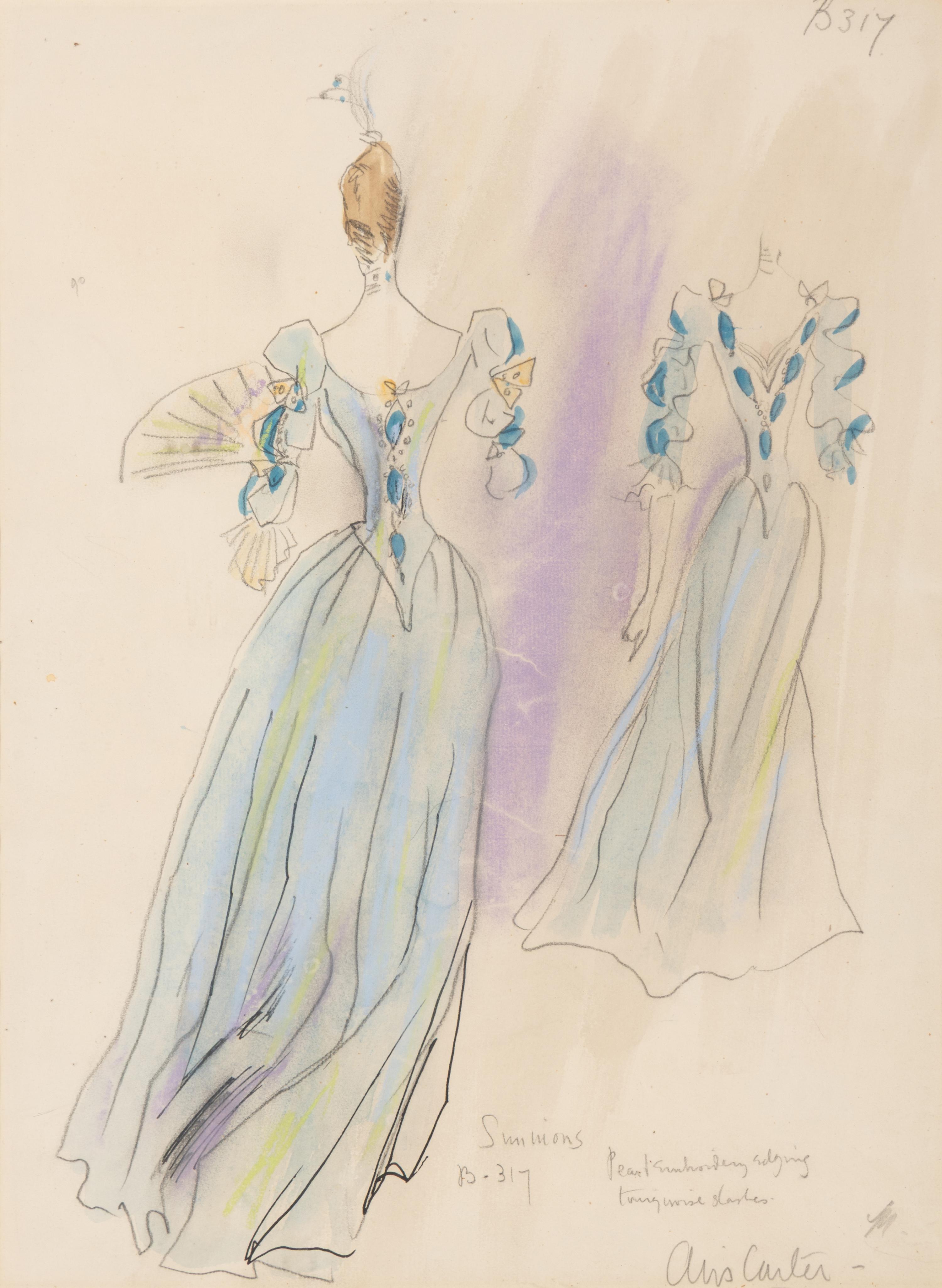 Cecil Beaton (British, 1904-1980) — Costume Sketch