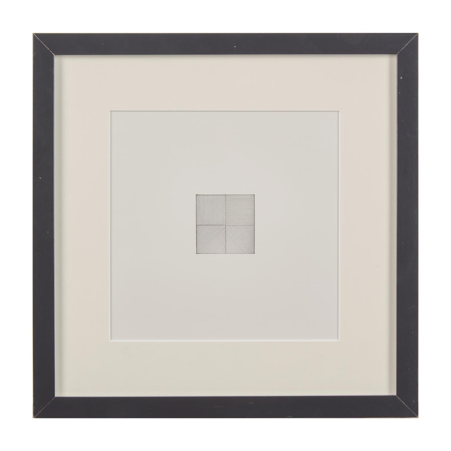 Sol Lewitt (American, 1928-2007) — Lines in Four Directions, 1976
