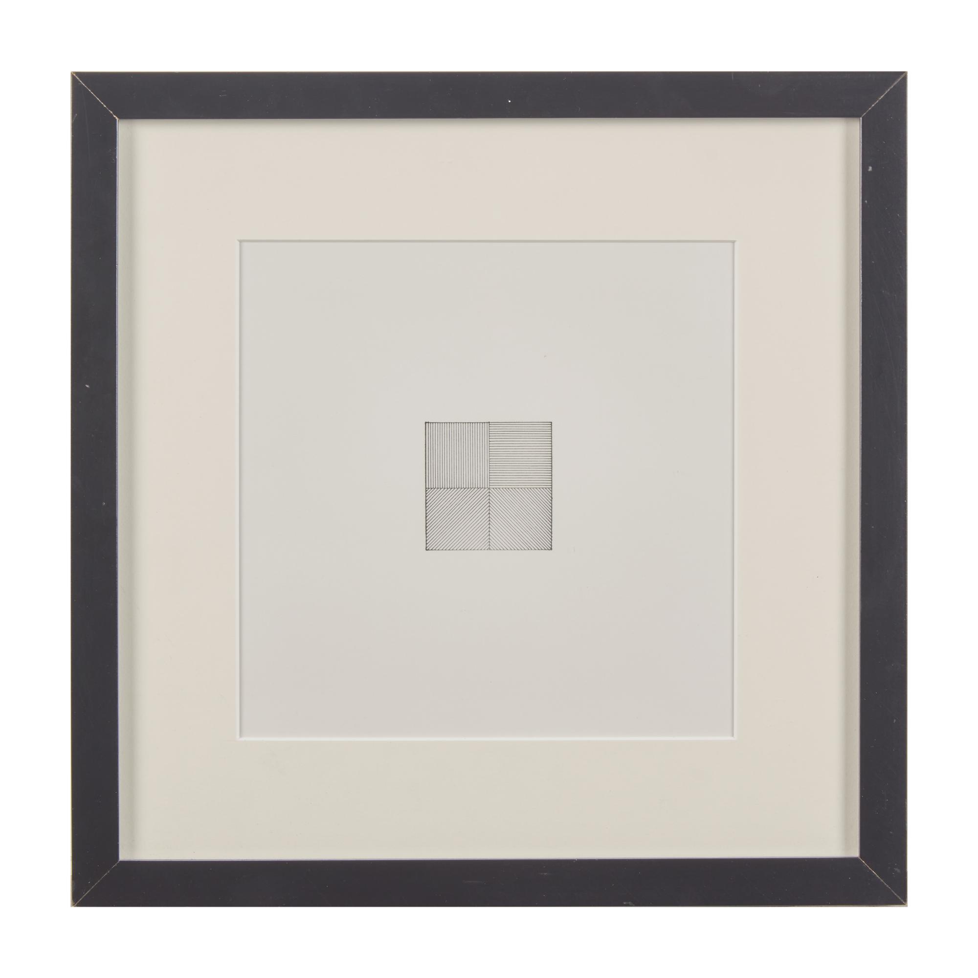 Sol Lewitt (American, 1928-2007) — Lines in Four Directions, 1976