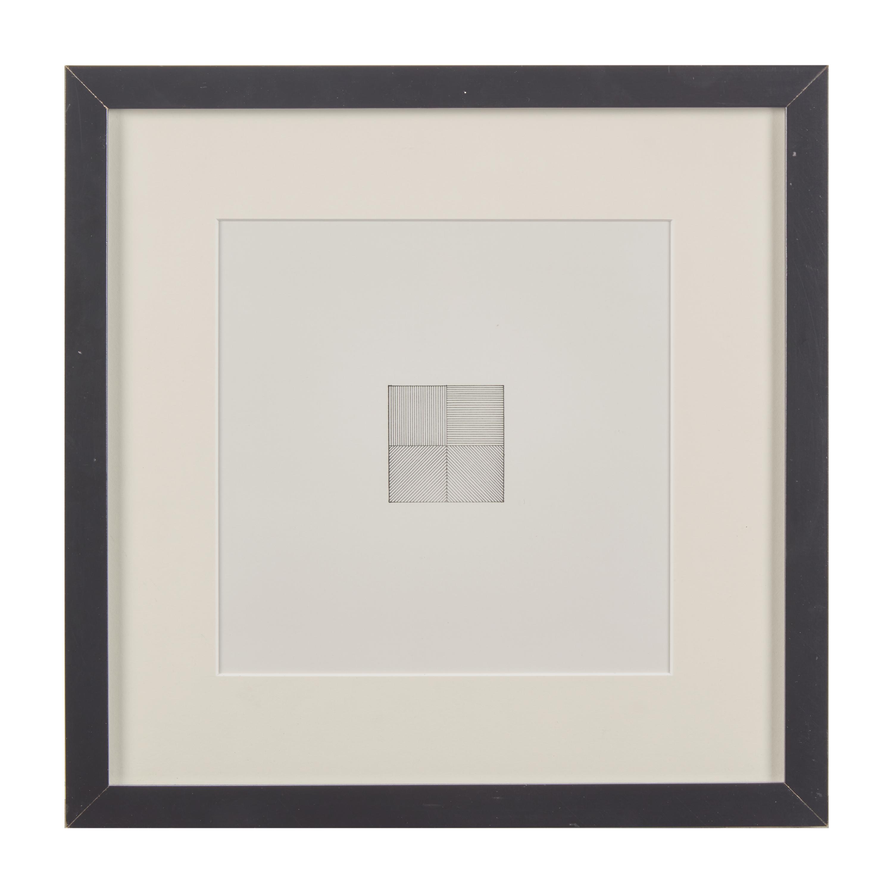 Sol Lewitt (American, 1928-2007) — Lines in Four Directions, 1976