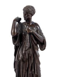 A Bronze Figure of Diana of Gabii After Praxiteles