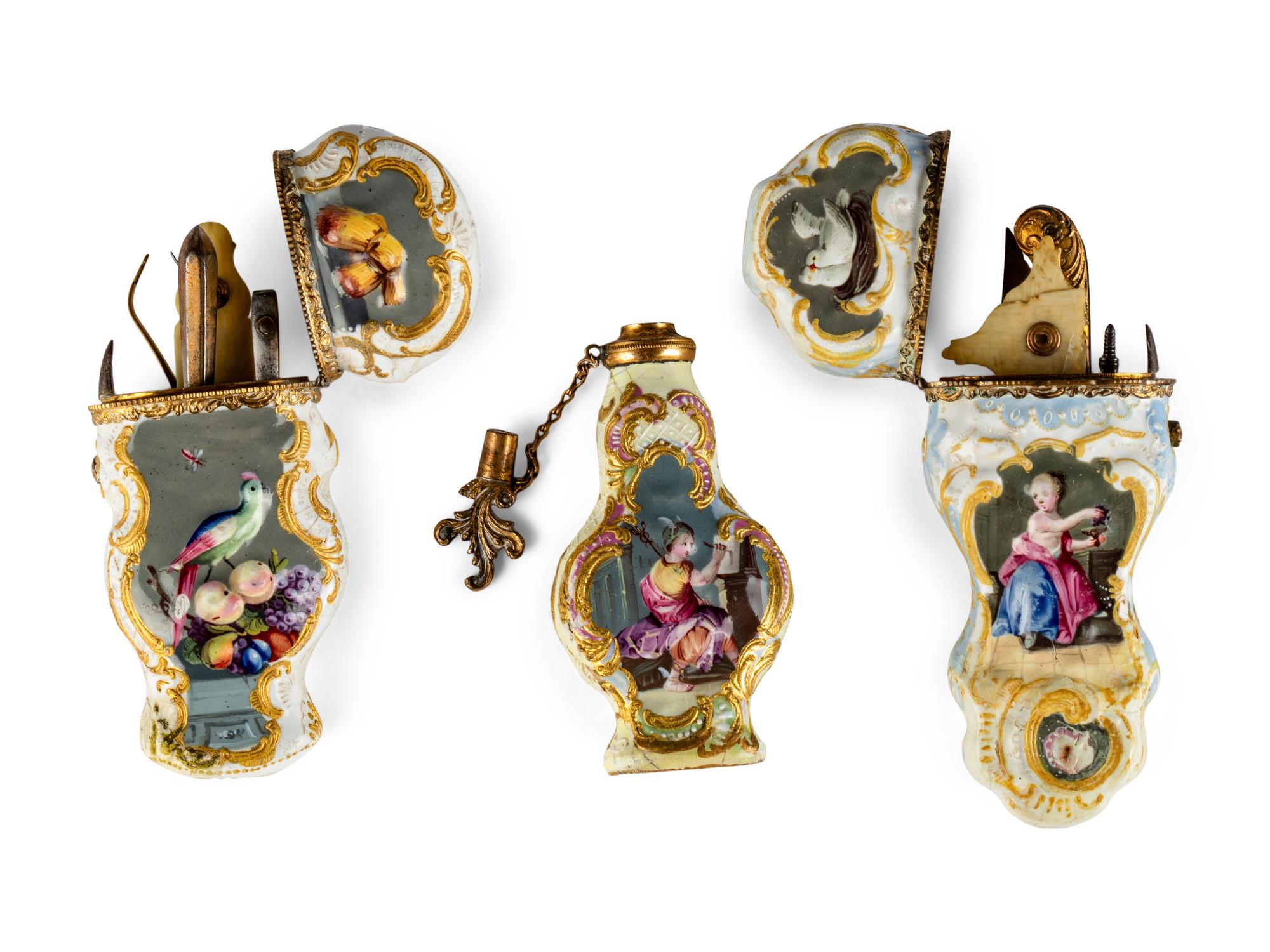Three South Staffordshire Enamel Articles