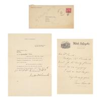 [Presidential] Roosevelt, Franklin D. and Eleanor Roosevelt. Typed Letter, signed, with an Autograph Letter, signed