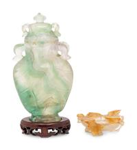Two Chinese Hardstone Carvings, 20th Century