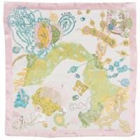 A Christian Dior Silk Scarf, 34" x 34"