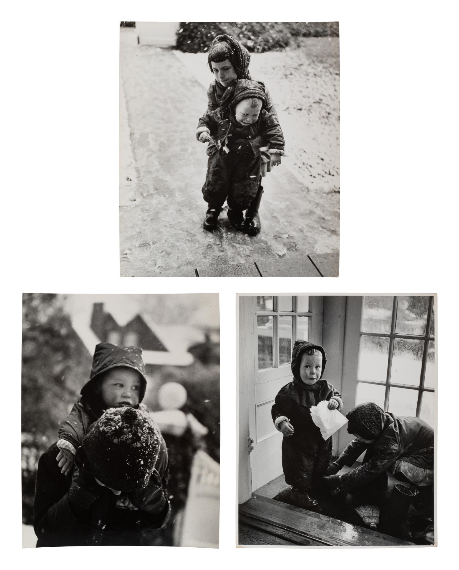 A group of three works depicting the Rothstein Children, New Rochelle, New York, 1958; printed ca. 1958 (three works)