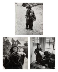 A group of three works depicting the Rothstein Children, New Rochelle, New York, 1958; printed ca. 1958 (three works)