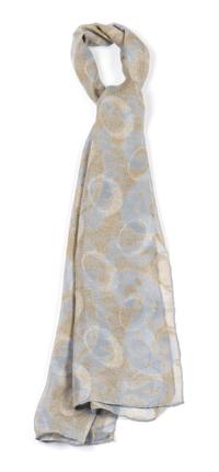 Two Giorgio Armani Silk Print Scarves,