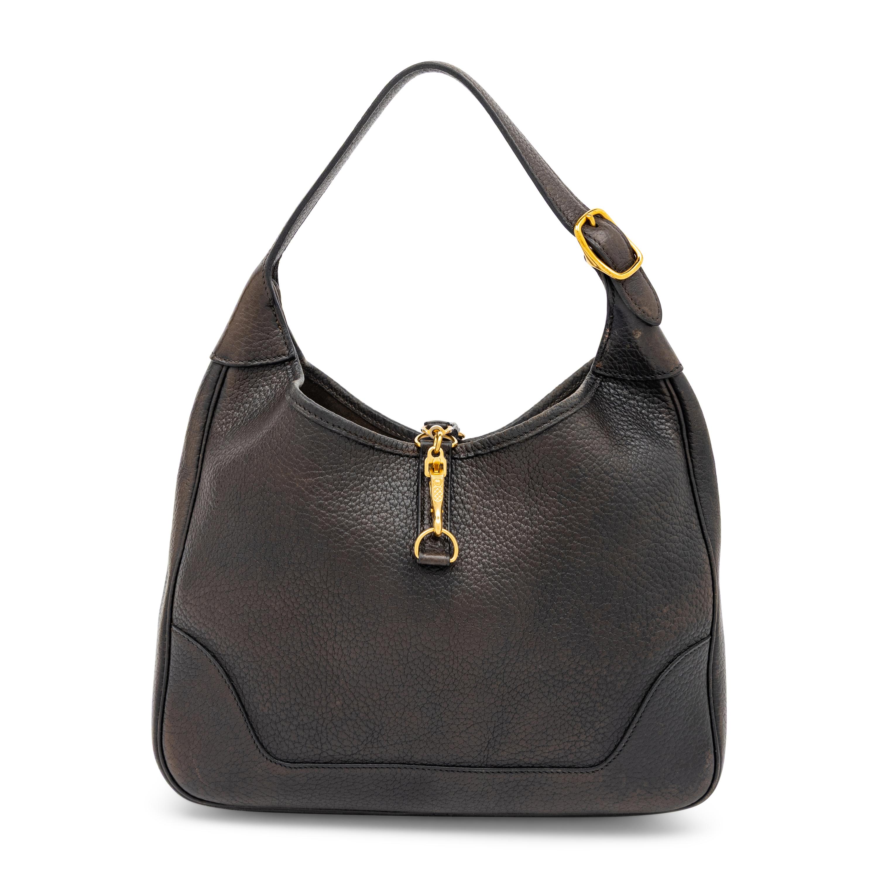 Hermès, Trim 31 Bag in Noir Clemence