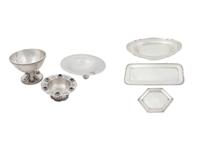 Six Silver Table Articles