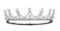 A Victorian Silver Topped Gold and Diamond Convertible Tiara/Necklace,