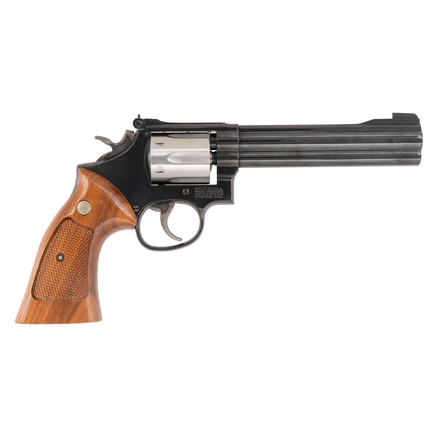 *Smith & Wesson Model 17-7 Full Lug 6" .22 Revolver