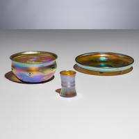 Tiffany Studios New York (American, 1892–1930) — Collection of Glass Table Articles, c. 1910