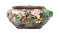 A Haviland Terra Cotta Vase Diameter 16 inches. — LATE 19TH CENTURY