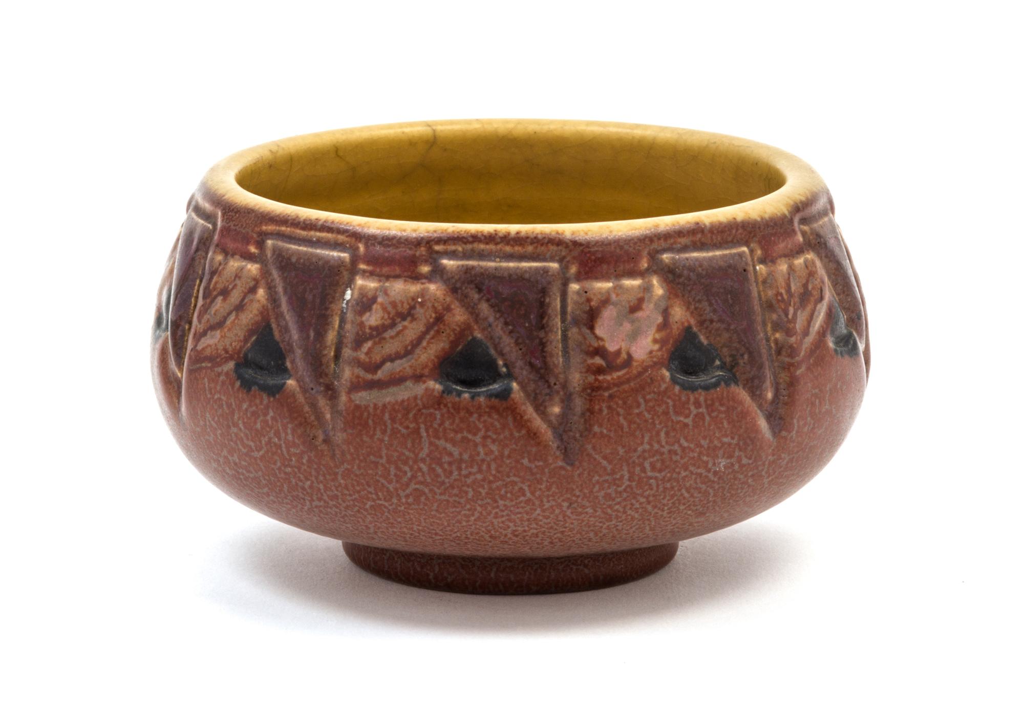 A Rookwood Pottery Bowl, Charles Stewart Todd Diameter 5 1/2 inches. — 1917