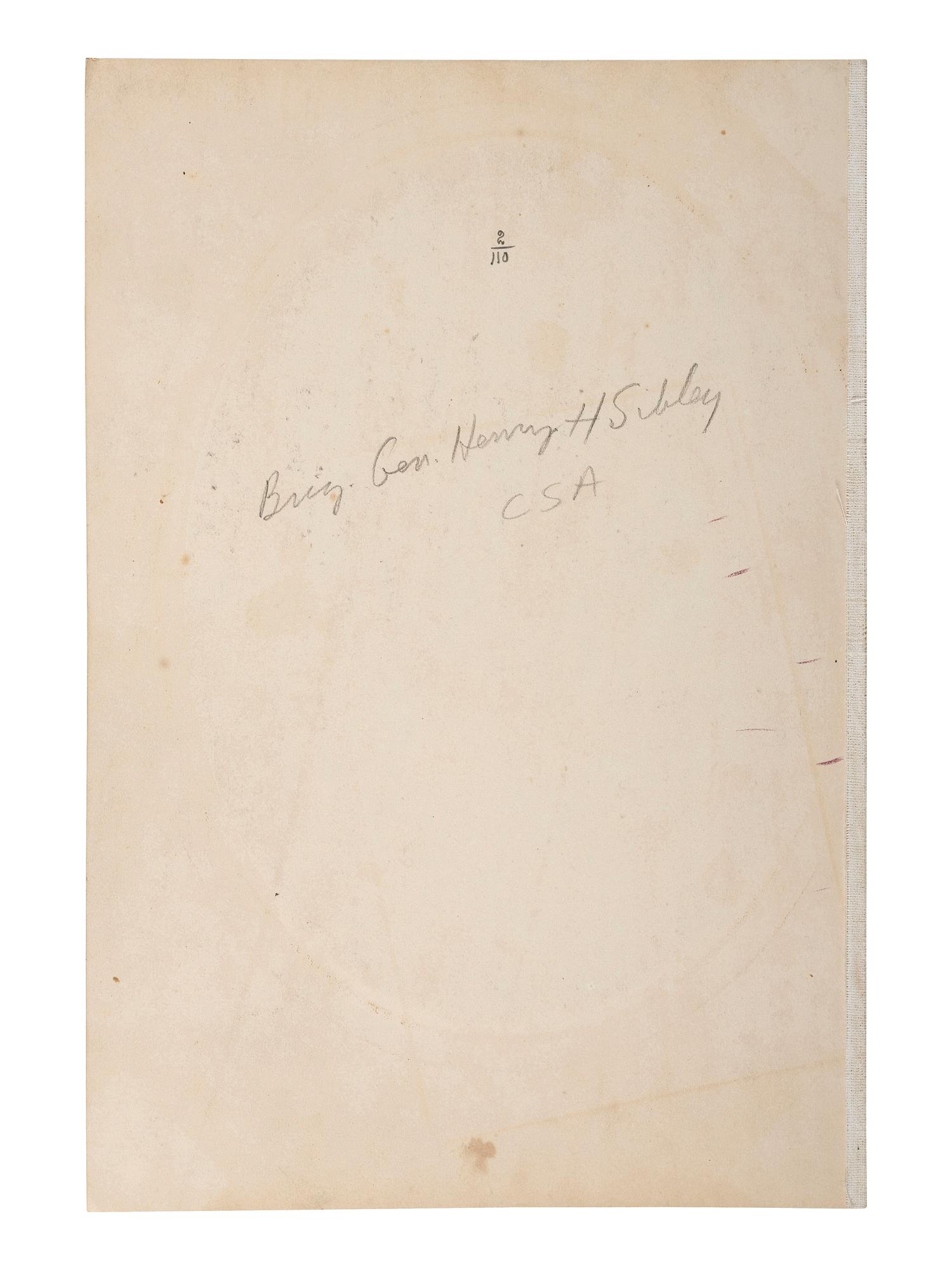 [CIVIL WAR]. A group of 3 images of Confederate generals, incl. Henry Sibley, George Pickett, and D.H. Reynolds.