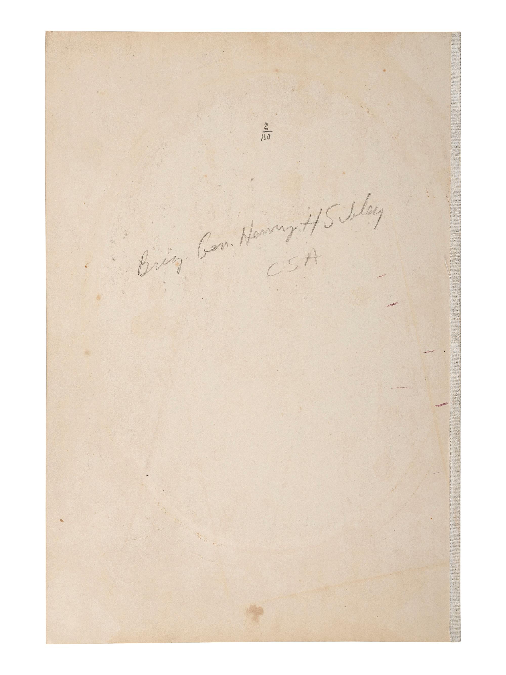 [CIVIL WAR]. A group of 3 images of Confederate generals, incl. Henry Sibley, George Pickett, and D.H. Reynolds.