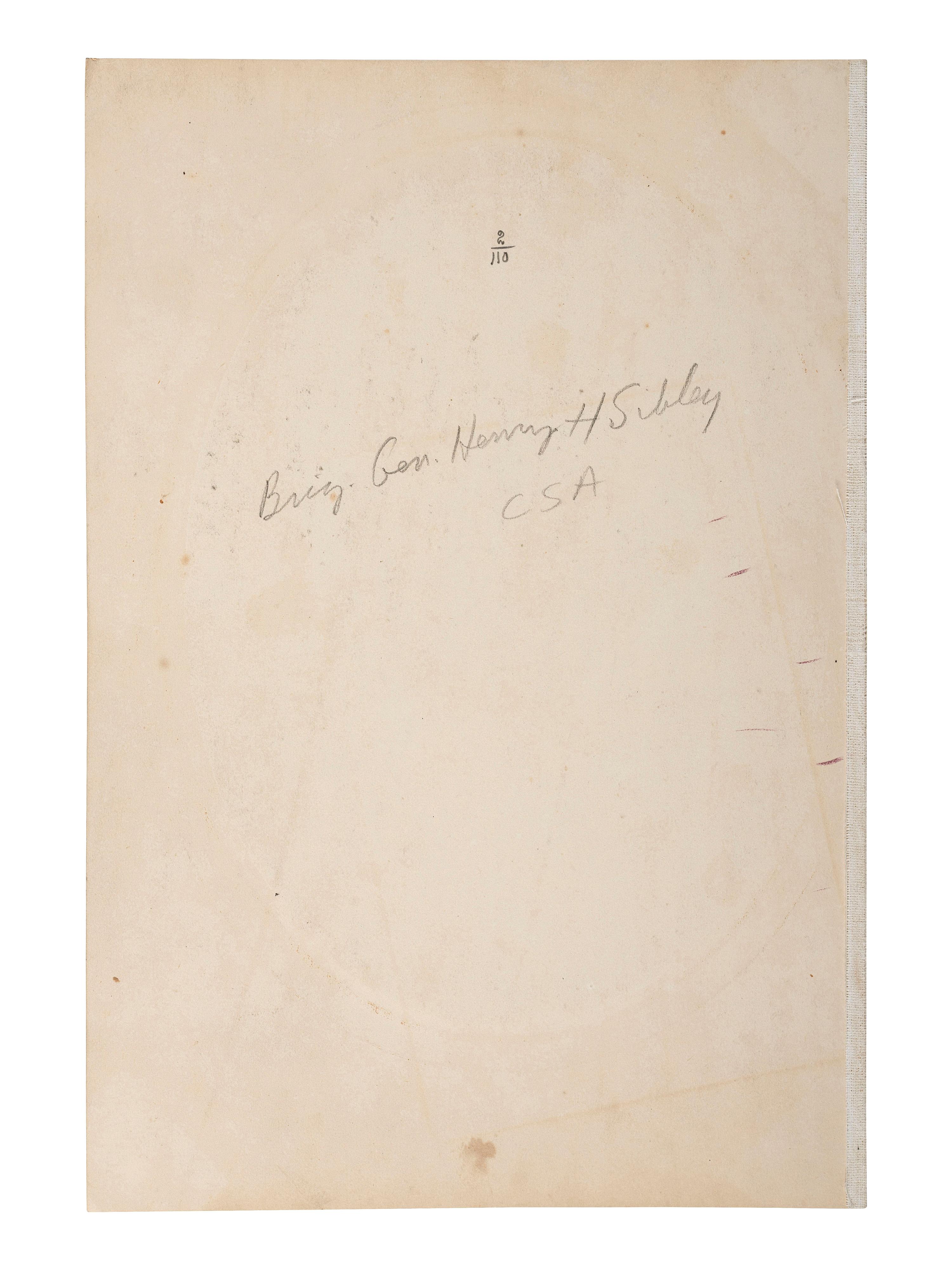 [CIVIL WAR]. A group of 3 images of Confederate generals, incl. Henry Sibley, George Pickett, and D.H. Reynolds.
