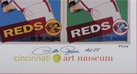 A Group of Cincinnati Reds Artwork including Pete Rose and Johnny Bench
