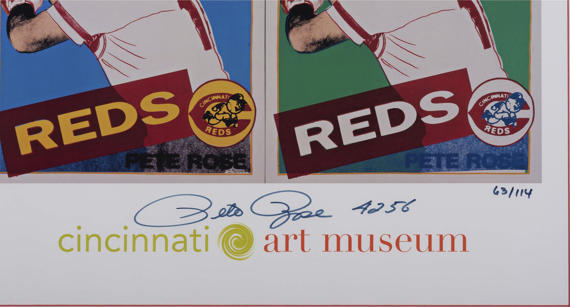 A Group of Cincinnati Reds Artwork including Pete Rose and Johnny Bench