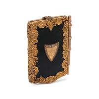 A Gold and Diamond Mounted Bloodstone Aide-Mémoire