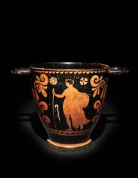 An Apulian Red-Figured Skyphos