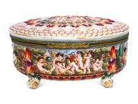 A Capodimonte Porcelain Dinner Service