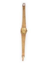 OMEGA, 14K YELLOW GOLD WRISTWATCH