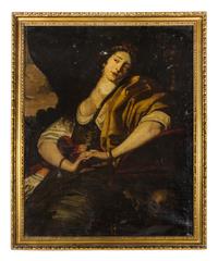 Artist Unknown, Italian School (18th/19th century), Atoning Magdalena