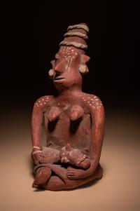 A Nayarit Mother and Child and Three Standing Figures