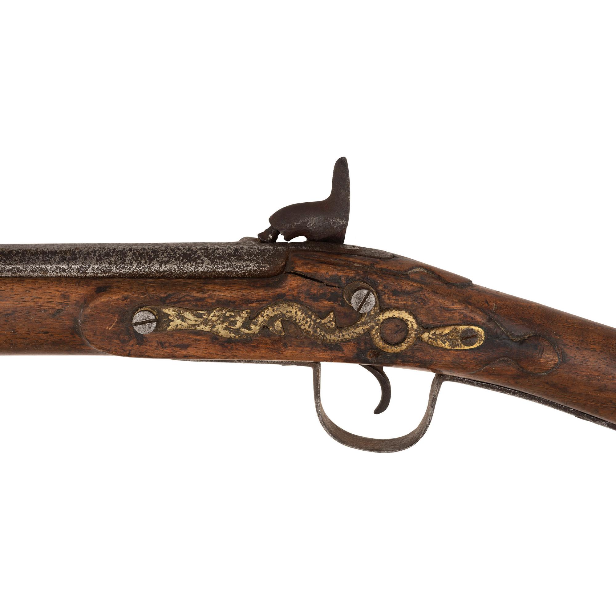 Mid-19th Century Percussion Trade Gun