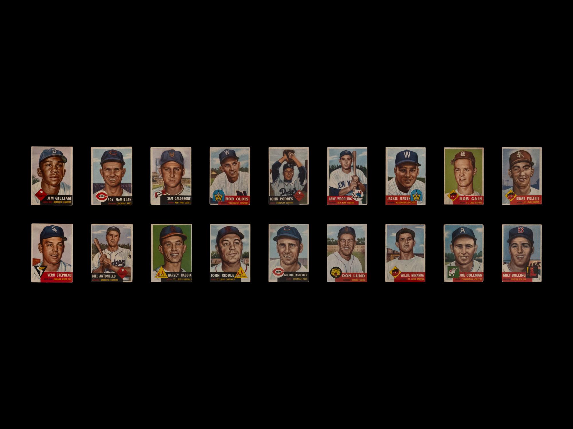 A Near Set of 1953 Topps Baseball Cards