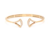 BULGARI, ROSE GOLD AND DIAMOND 'DIVAS' DREAM' BANGLE BRACELET