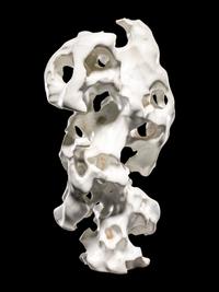 A White Glazed Porcelain Scholar's Rock