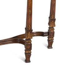 A Continental Carved and Parcel Gilt Console Table